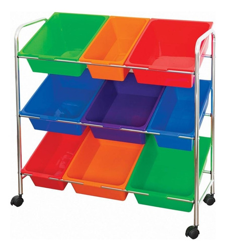 Organizador Multicolor Seville Classics 9 Charolas D Colores