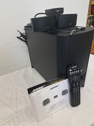 Bose Cinemate Gs Serie Ii Con Manual Completo (Usado)