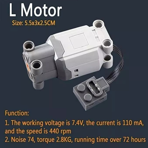 Conjunto De Motor Técnico, Compatível Com Lego Technic 1