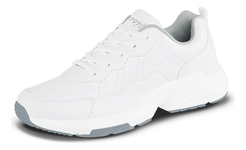 Imagen 1 de 8 de Zapatos Colegio Xcoleg C Blanco Para Niño Y Niña Croydon
