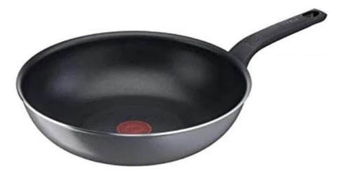 Sarten Wok 28cm Easy Cook Gris Aluminio Tefal/t-fal B5651982