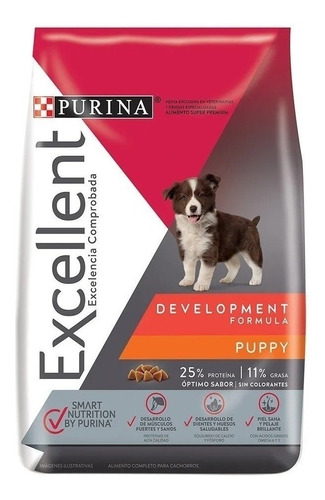 Alimento Excellent Development Formula para perro cachorro todos los tamaños sabor mix en bolsa de 15 kg