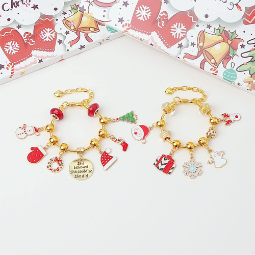 Pulseiras De Calendário Do Advento De Natal, Kit De Bricolag
