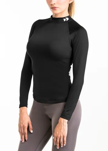 Playera De Licra Mujer Manga Larga Cuello Ruso Cuotas sin inter s