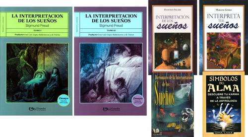 Pack 6 Libros - La Interpretacion De Los Sueños .