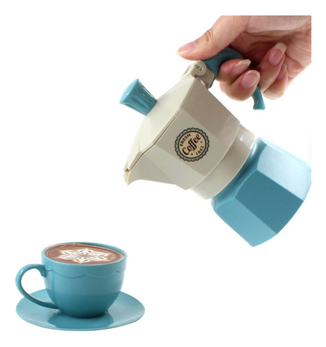 Set De Cafetera Modelo W Pot Cup Pretend Play