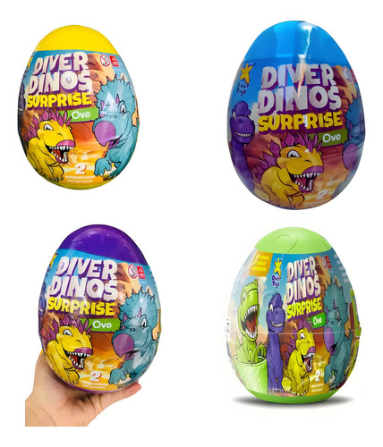 Smashers Diver Dino Surpresa Dinossauro Com Acessórios