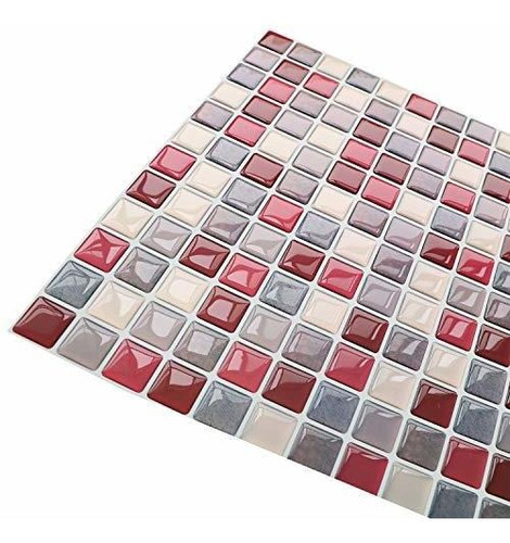 Imagen 6 de 9 de Paneles Yoillione - Adhesivo Para Azulejos De Mosaico 3d, P