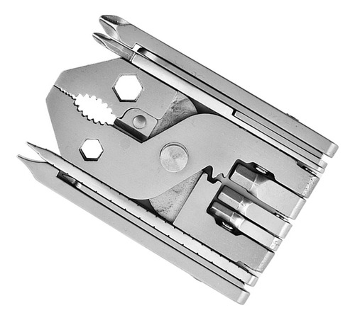 Alicates Compactos 25 En 1 Plegables De Acero Inoxidable