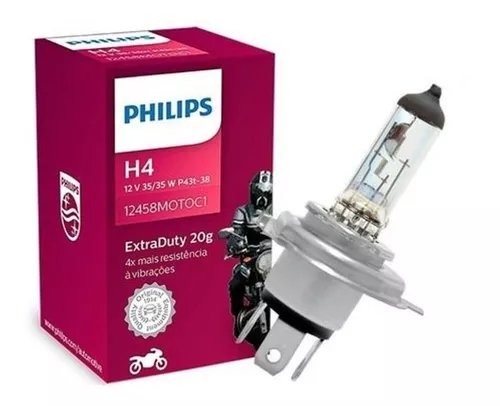 Lampara H4 Philips Extra Duty Cg 150 Fz 16 Rouser 200 Gaona