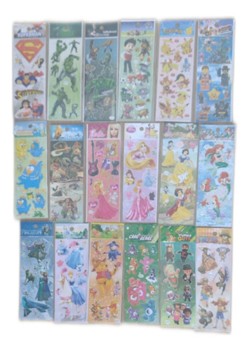 Adesivos Variados 50 Cartelas 