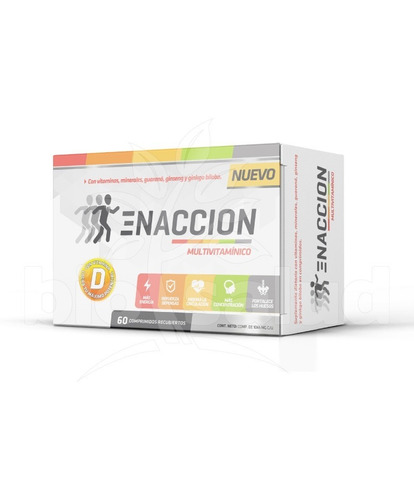 Multivitaminico Enacción 60tabs Ena Sport Mayor Energía