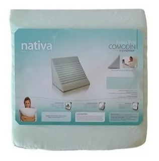 Imagen 2 de 3 de Almohada Almohadon Triangular Nativa Espuma Ergonomica