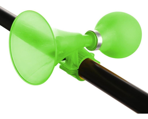 Bocina De Bicicleta Portatil, Mxeen-001, 1 Pza, Verde, 15x7c Color Verde