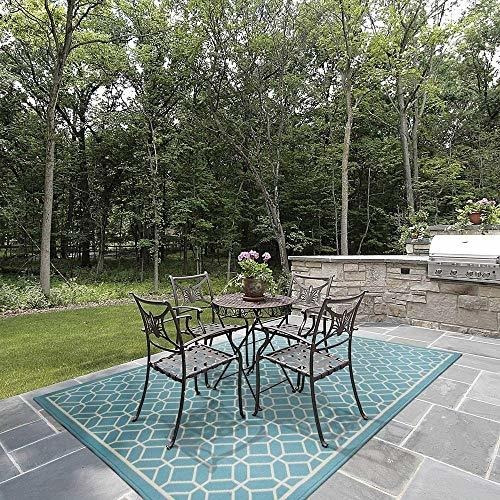 Alfombra 2x3 Pies - Style Haven Rio Mar Tile Inspired T