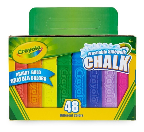 Crayola: Caja X 48 Tizas Colores Surtidos