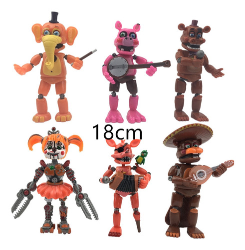 Figuras De Acción Five Nights At Freddy's Fnaf De 6 Pulgadas