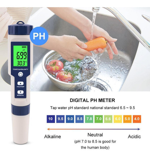 Analizador De Calidad Del Agua, Probador De Calidad Del Agua