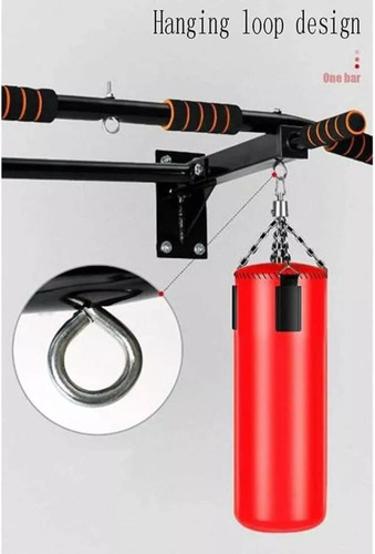Barra Multifuncional Push Up Dominadas Para Pared En Acero