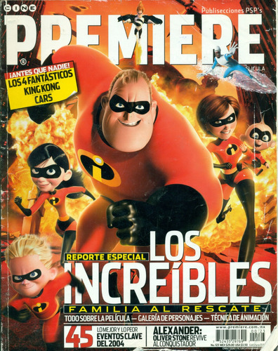 Cine Premiere No. 123 Reporte Especial Los Increibles 