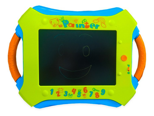 Pizarra blanca mágica Toy Time To Learn con LED Toyng 42987, color verde