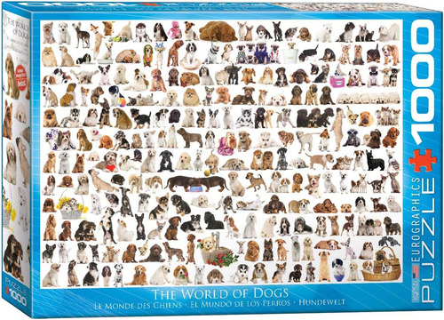 Rompecabezas Eurographics World Of Dogs (1000 Piezas)