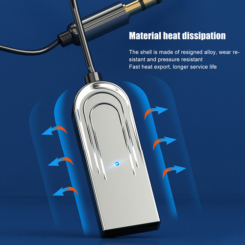 A Adaptador Bluetooth 5.0 De Para Carros Alimentado Por Usb