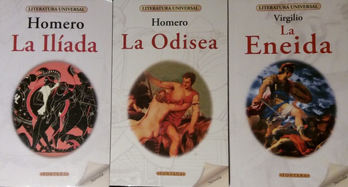 Libros La Ilíada Y La Odisea La Eneida Homero Virgilio | Mercado Libre