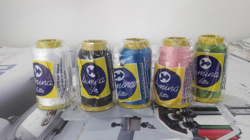 Imagem 3 de 4 de Kit Brother Sq9100 Brother + Caixa De Bobina + Linhas