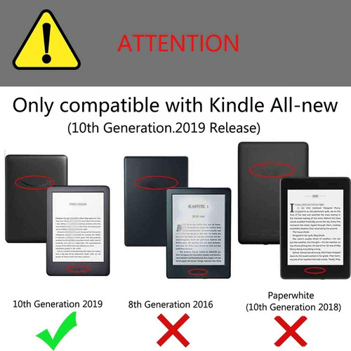 Case Mosiso Compatible Con Kindle All-new 10th Generation 20