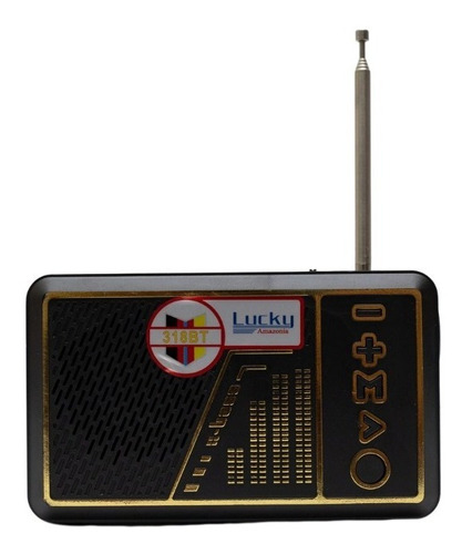 Mini Rádio Bolso Recarregável Bluetooth Solar Fm Lanterna