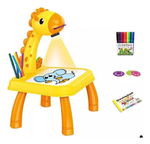 Mesa De Dibujo Con Proyector Infantil + Accesorios