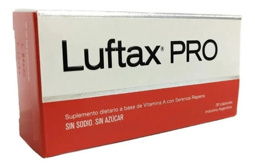 Suplemento Luftax Pro Vitamina A y Serenoa Repens Luftax PRO - cápsula