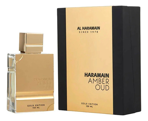 Perfume Al Haramain Amber Oud Gold 120ml. Dama O Caballero