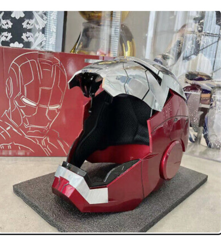 Máscara De Iron Man Con Control De Voz Y Luces Led
