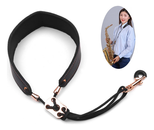 ... Cuello Metálico De Clarinete Con Correas For Saxofón