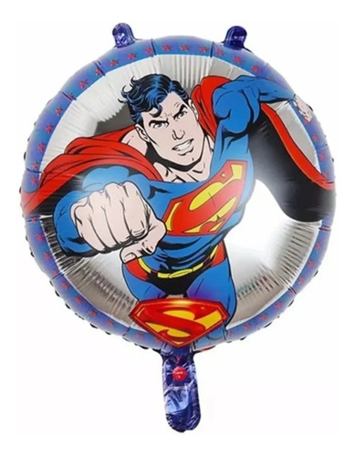 2 Globos Superman Apto Aire Ó Helio 