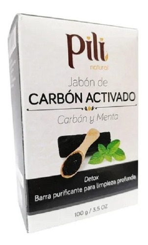 Jabon Pili Carbon Activo 100 Gr