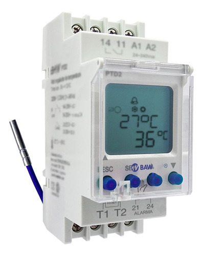 Controlador Digital De Temperatura Con Sensor Relé - Baw