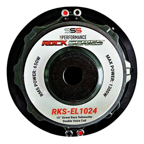 Subwoofer Rock Series Rks-el1024 350w Rms 10 PuLG 2 Bobinas