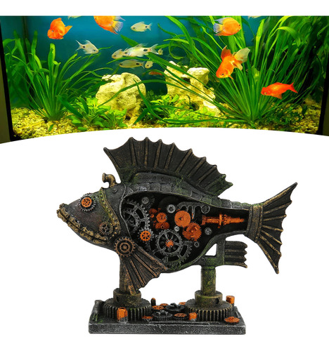 Adorno De Acuario, Decoración Para Peceras, Robótica Innovad