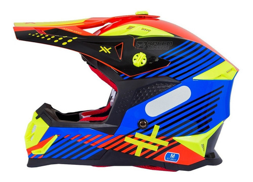 Imagem 3 de 8 de Capacete De Motocross Mattos Atomic Lançamento