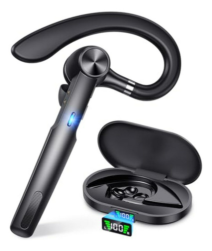 Auricular Bluetooth Inalámbrico Con Micrófono, V5.2