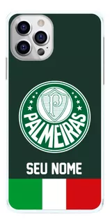 Capinha Palmeiras Fundo Verde Com Nome Capa Celular