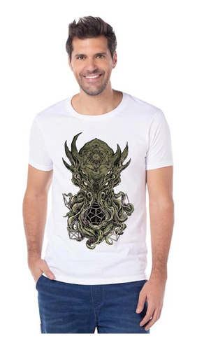 Playera Libros Lovecraft Cthulhu Diseño 31 Playeras Beloma