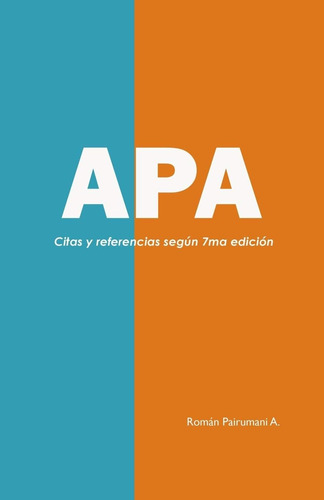 Libro: Apa: Guía De Citas Y Referencias Bibliográficas (span