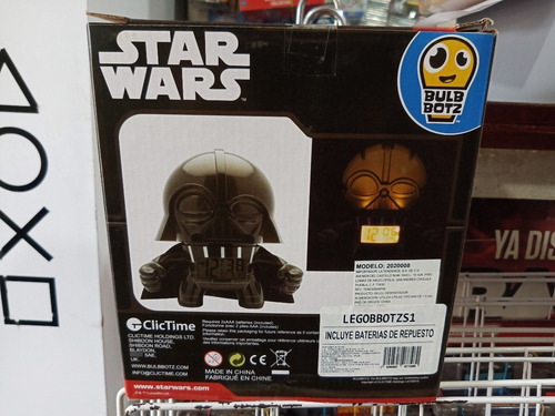Star Wars Darth Vader Despertador Bulb Botz (Usado)