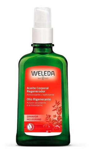 Óleo Corporal De Romã Regenerador  Weleda 100ml 