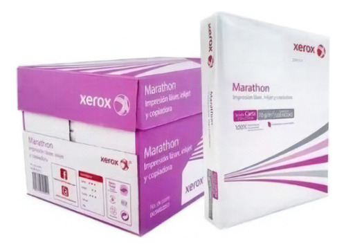 Papel Xerox Bond Marathon 70gr Carta 99% Blancura 5000 H /v Color Blanco