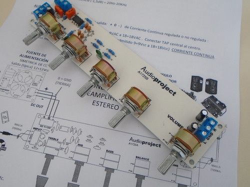 Imagen 4 de 8 de Preamplificador Estereo Agu Med Gra Bal Vol - Audioproject